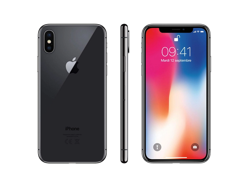 IPhone X 4G APPLE Gris anthracite Reconditionné 64GB