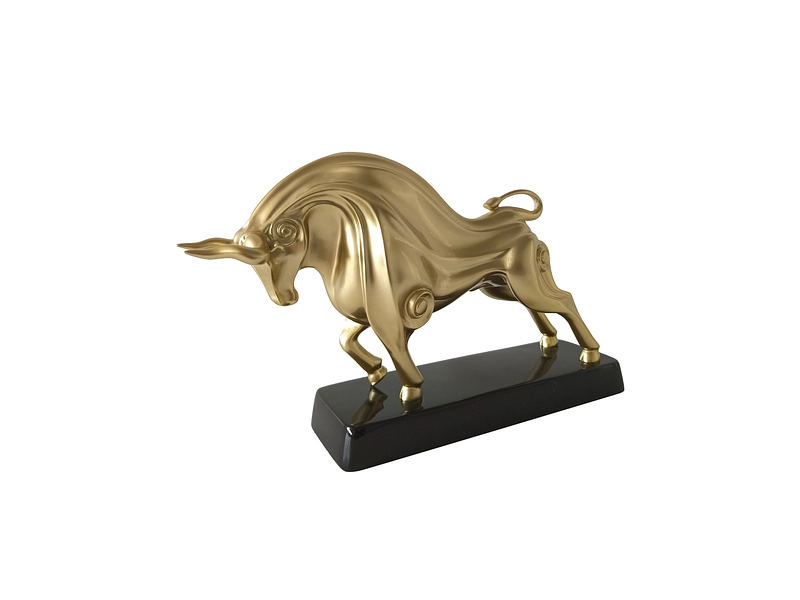 Figurine taureau LINO Gold