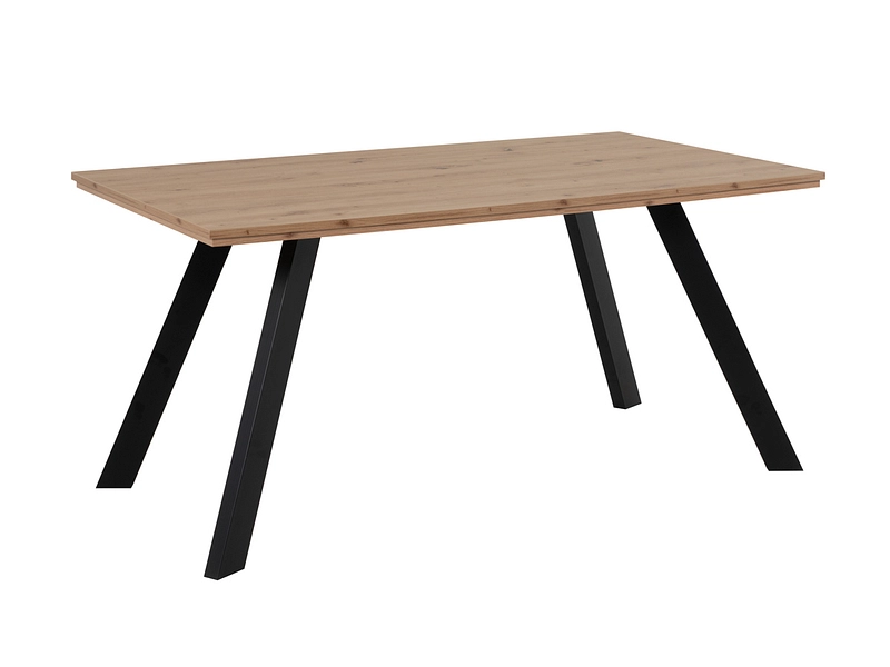 Table KONSTANZ 90x160x75cm chêne artisan