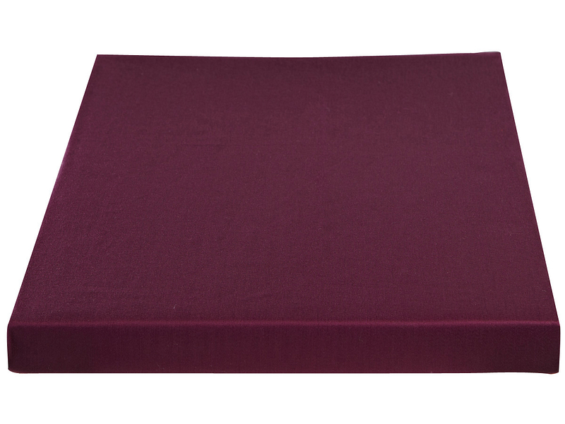 Drap-housse SATIN LOTUS 180 cm x 200 cm violet