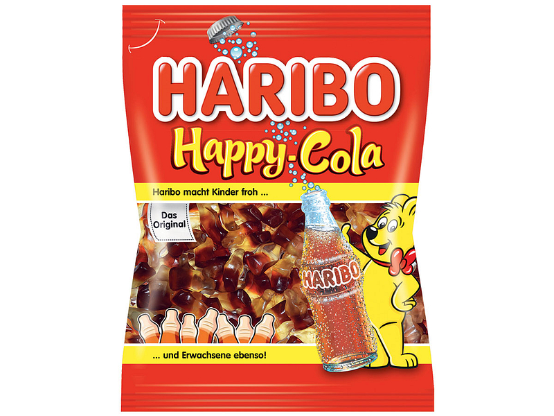 Bonbons HARIBO happy rouge
