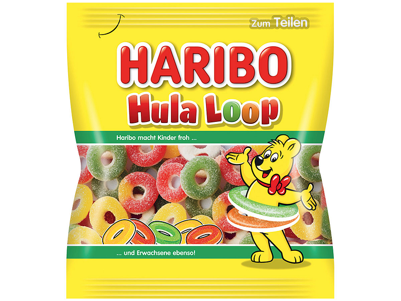 Bonbons HARIBO hula jaune