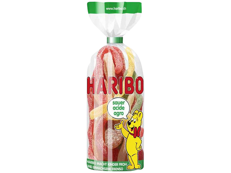 Mélange acide HARIBO transparent