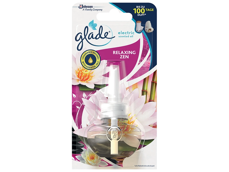 Recharge scented oil electric GLADE relaxing zen
