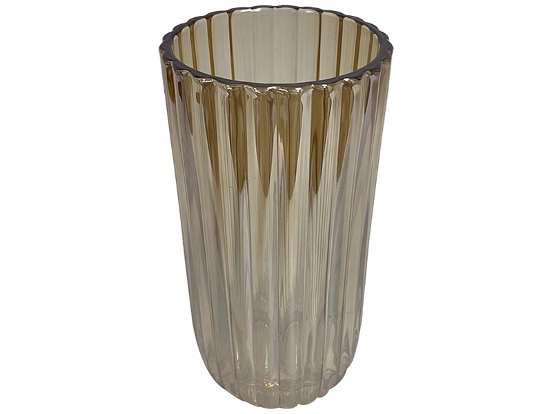 Vase COLORADO 10.5 cm x 10.5 cm x 23 cm brun