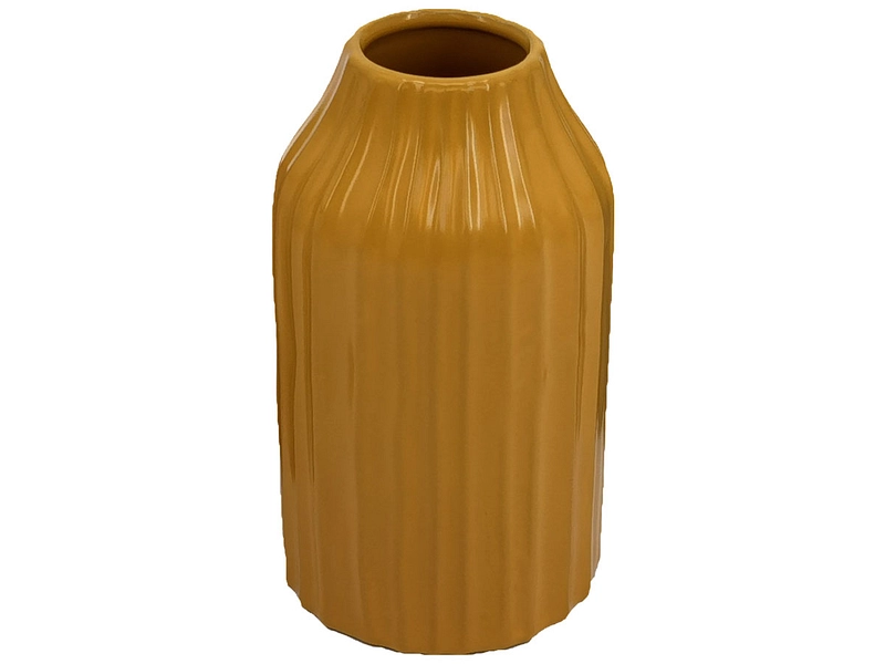 Vase DAYTON 10 cm x 10 cm x 18 cm jaune