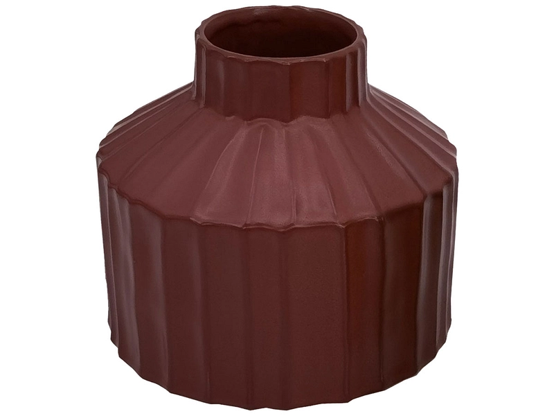 Vase DAYTON 16.5 cm x 16.5 cm x 15 cm rouge