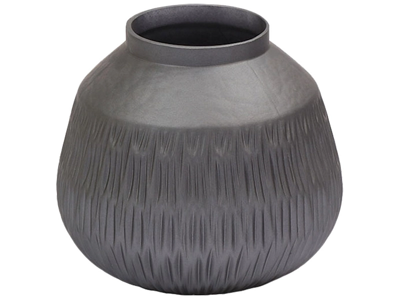 Vase BARCLEY 27.5 cm x 27.5 cm x 25.5 cm gris