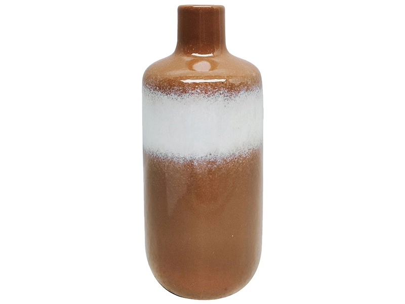 Vase OTTIS 11.4 cm x 11.4 cm x 24.2 cm brun