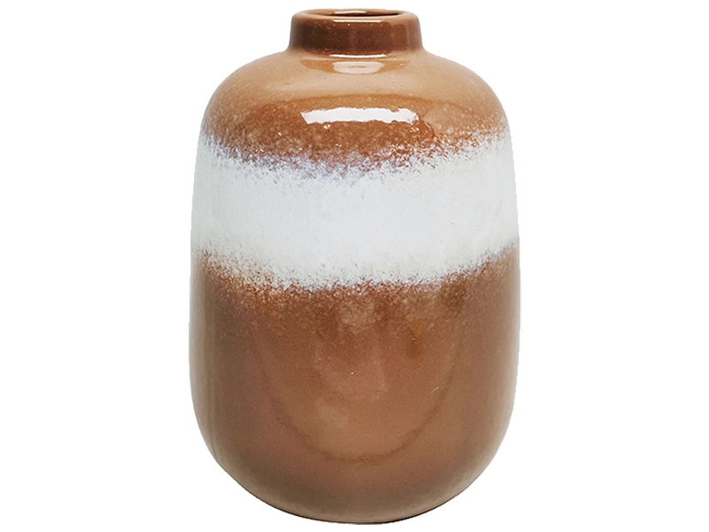 Vase OTTIS 15.5 cm x 15.5 cm x 23.8 cm brun