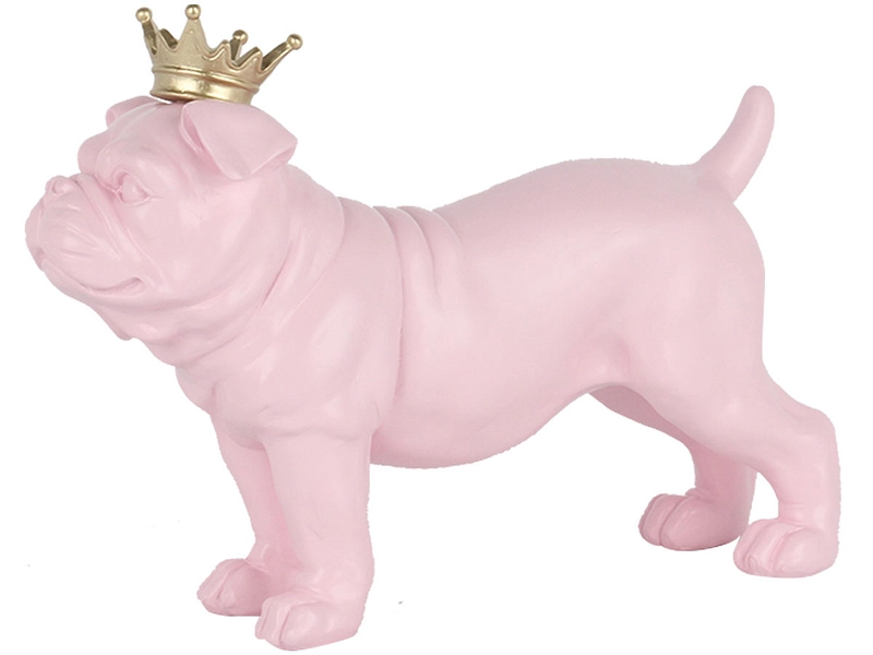 Figurine Bulldog DELAROSA rose