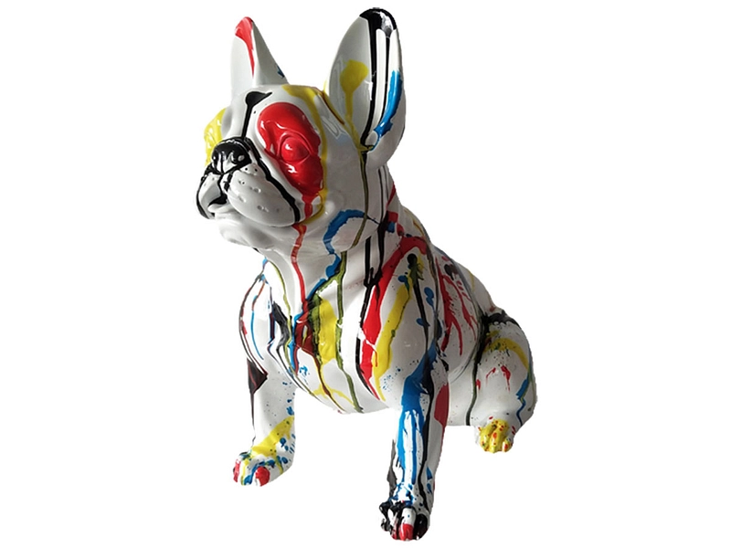 Figurine Bulldog DIXON Blanc
