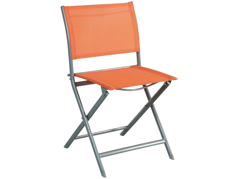 Chaise de jardin COLOR aluminium orange