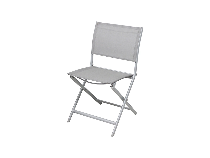Chaise de jardin COLOR aluminium gris clair