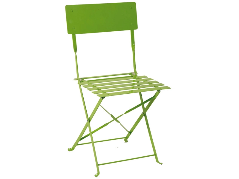 Chaise de jardin BARCELONA acier inoxydable vert