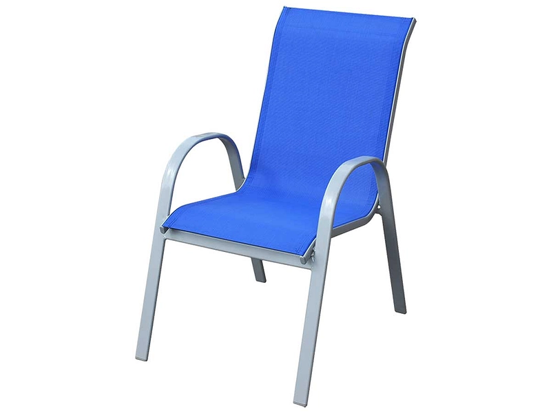 Chaise de jardin COLOR Aluminium bleu foncé