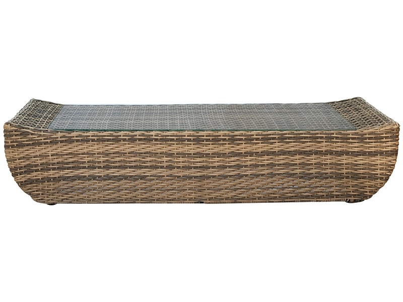 Table basse de jardin AMANDA 69 cm x 157 cm x 35 cm