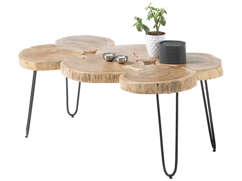 Table basse COLE 65x100x45cm bois