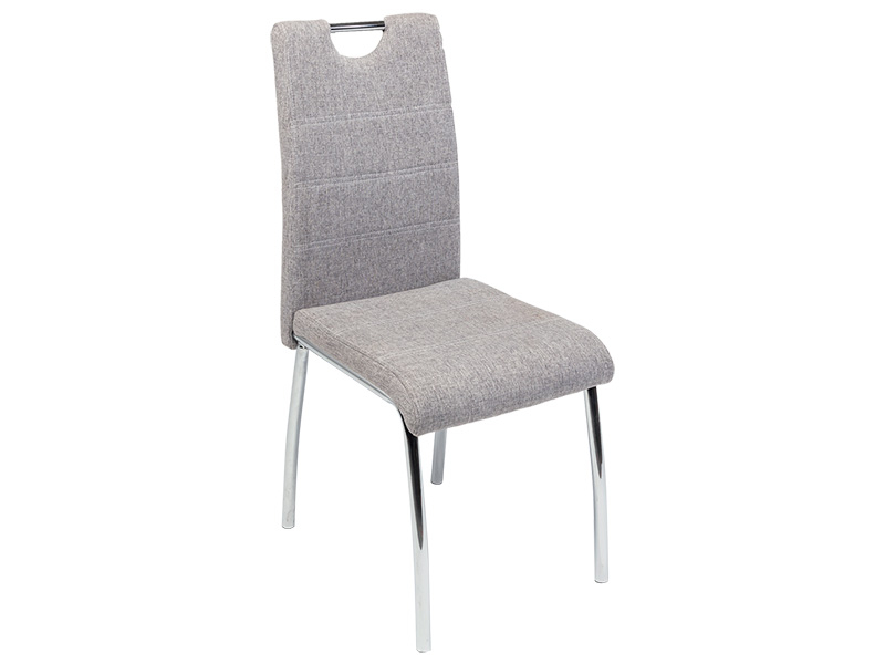 Chaise ARIMA tissu gris
