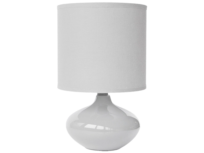 Lampe à poser LED ALIZEE 24.5cm 40W blanc