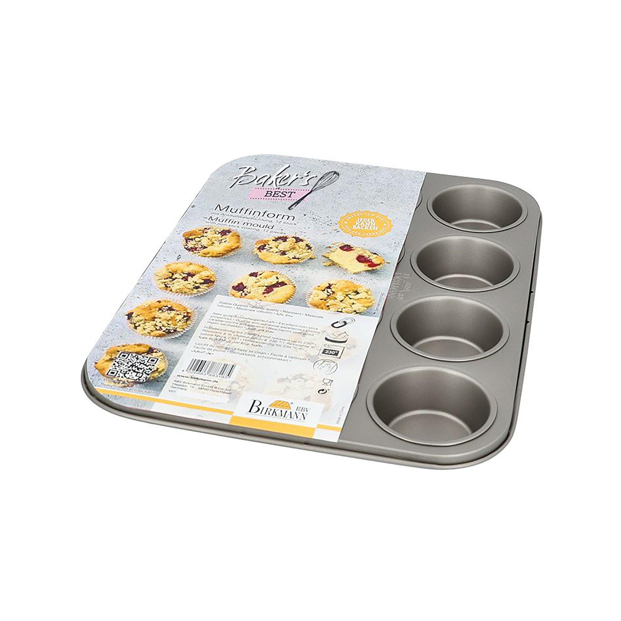 BIRKMANN Kit de moules à muffins Kit de moules à muffins