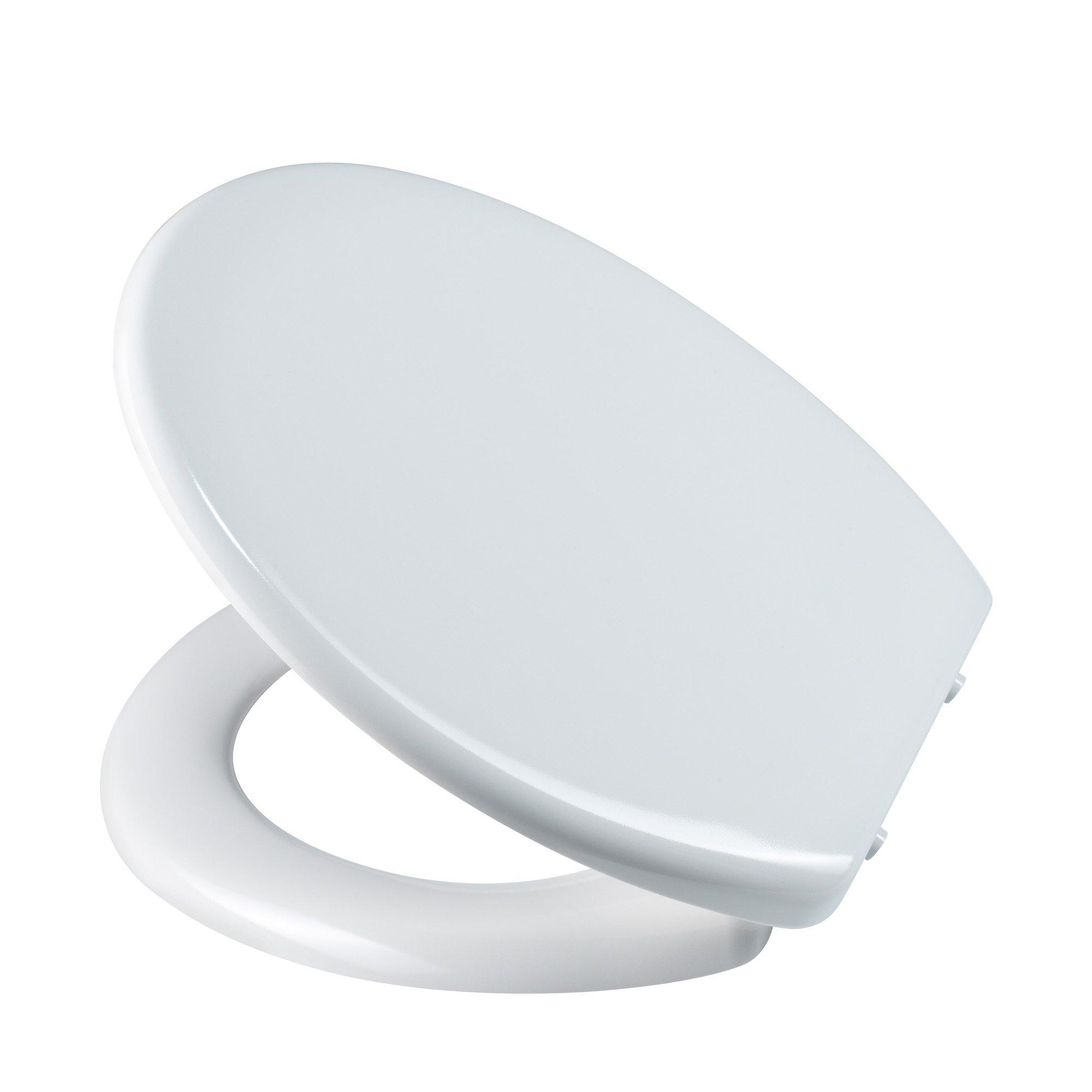 Diaqua Abattant de WC Barbana Slow Down Blanc | 37.5 × 44 cm