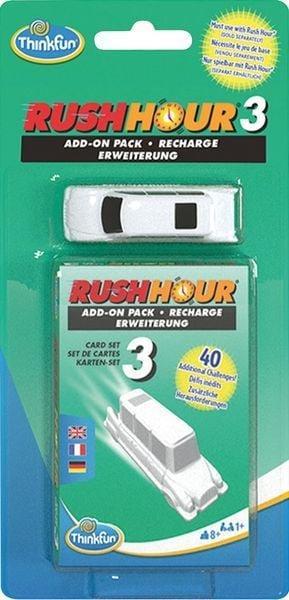 THINKFUN ThinkFun - 76452 - Rush Hour 3 - Erweiterungsset für das original Rush Hour. Add-on für noch mehr Spielspaß für Jungen und Mädchen ab 8 Jahren