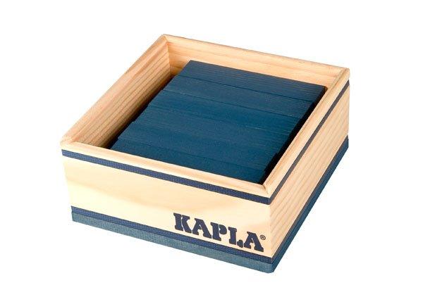 KAPLA Coffret de 40 planchettes Kapla couleur bleu foncé