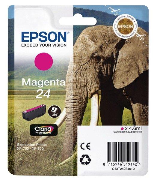 EPSON Elephant Cartouche "eléphant" - Encre Claria Photo Hd M Unisexe ONE SIZE