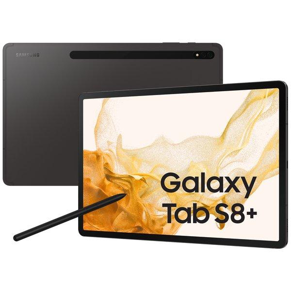 SAMSUNG Galaxy Tab S8+ 5g Sm-x806b Lte 128 Go 31,5 Cm (12.4") Qualcomm Snapdragon 8 Go Wi-fi 6 (802.11ax) Android 12 Graphite Unisexe ONE SIZE