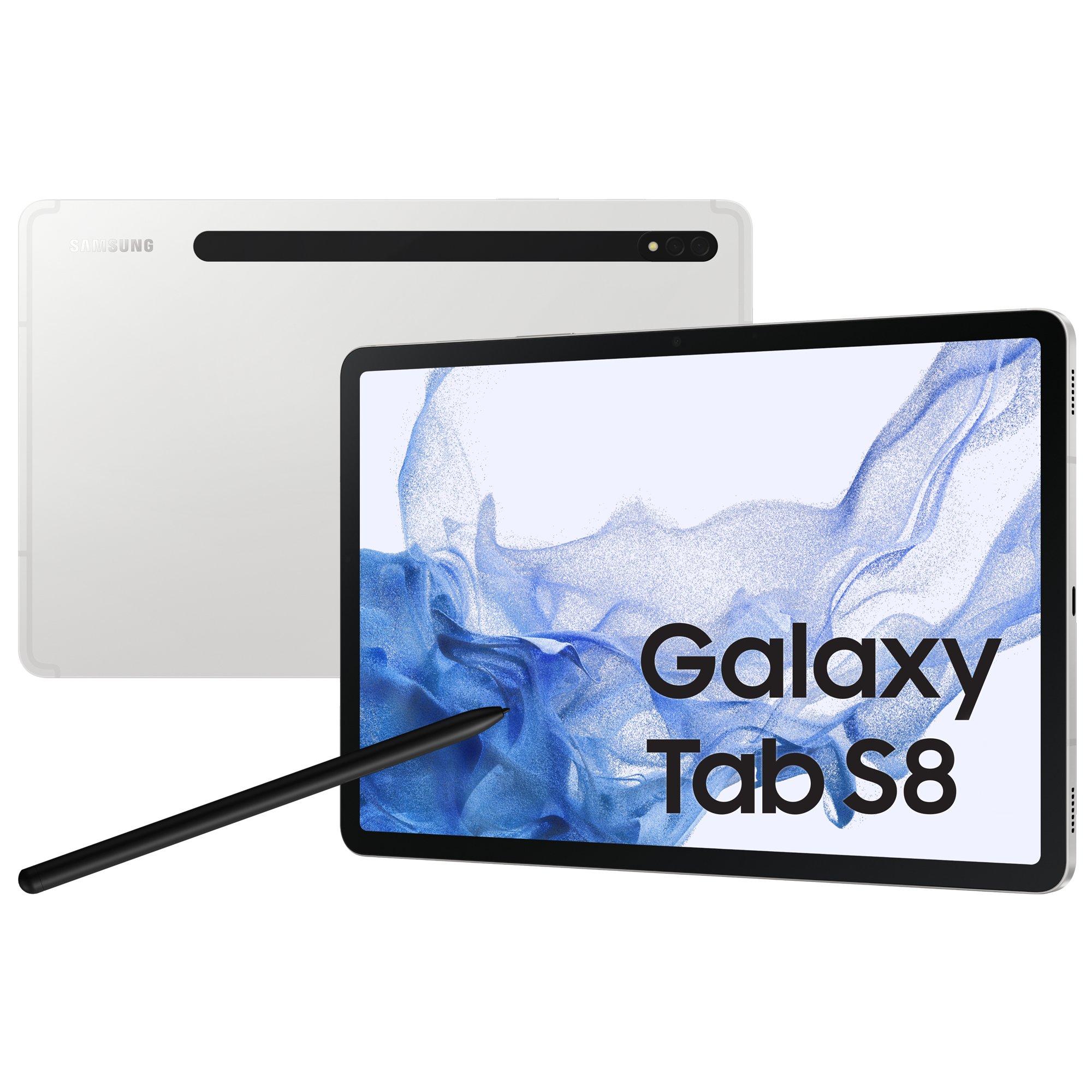 SAMSUNG Galaxy Tab S8 (11", 8/256gb, Wifi) - Argenté Unisexe Argent 256 GB