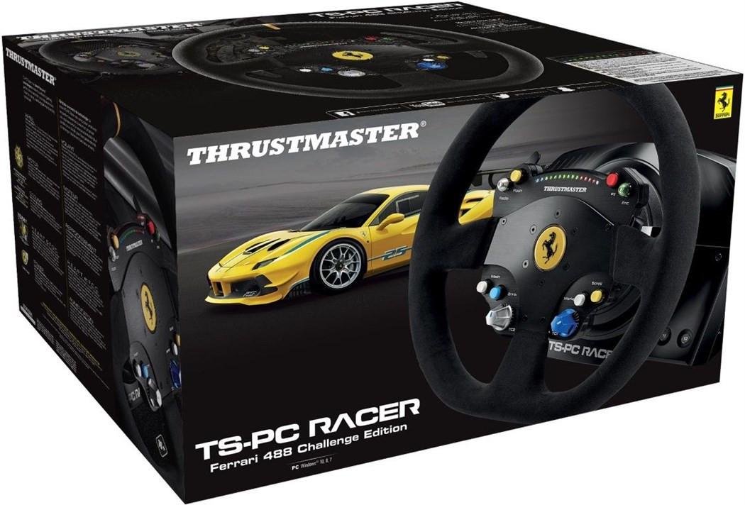 THRUSTMASTER - Ts-pc Racer Ferrari 488 Challenge Edition Wheel [swiss Edition] Unisexe Noir