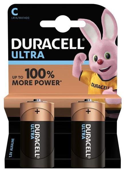 DURACELL Duracell Batterie Ultra Power Mx1400 C, Lr14, 1.5v 2 Stück Unisexe CR2
