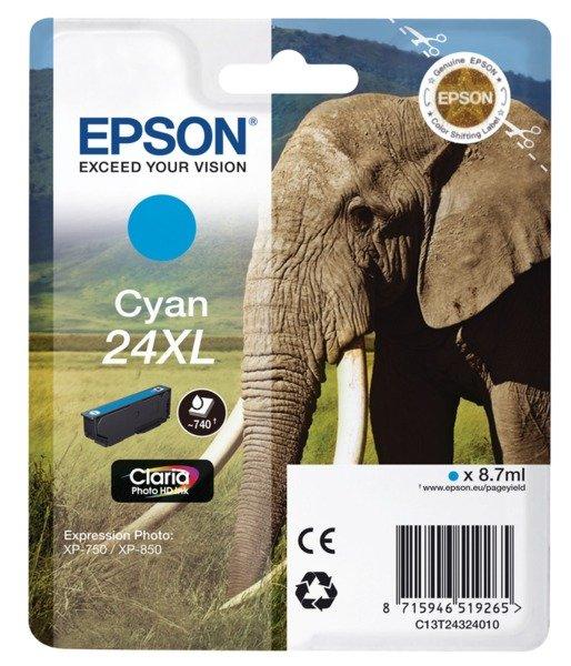 EPSON Elephant Cartouche "eléphant" - Encre Claria Photo Hd C (xl) Unisexe ONE SIZE