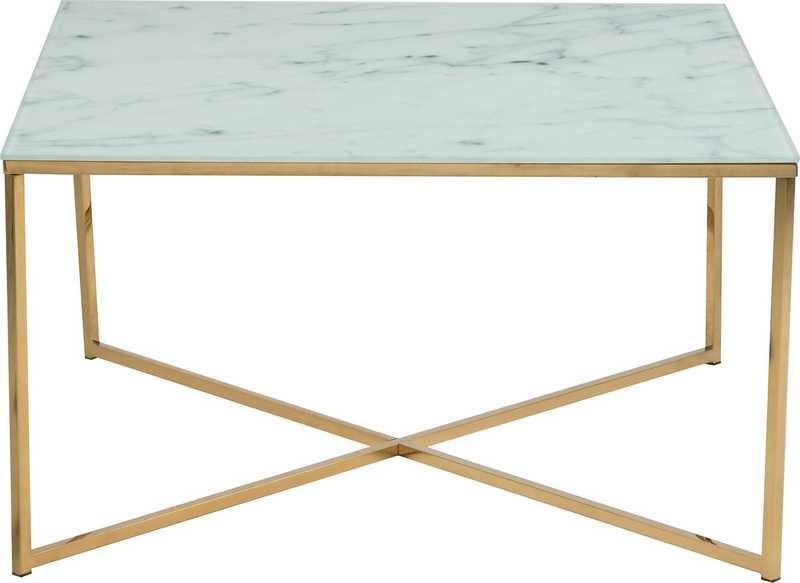 mutoni Table basse Romandie en marbre blanc Table basse Romandie en marbre blanc