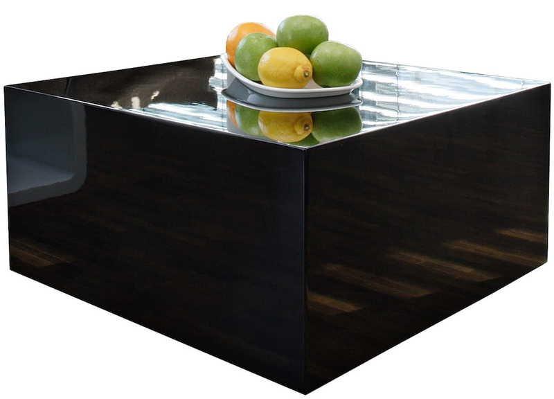 mutoni Table basse 60x60x30cm noir Table basse 60x60x30cm noir