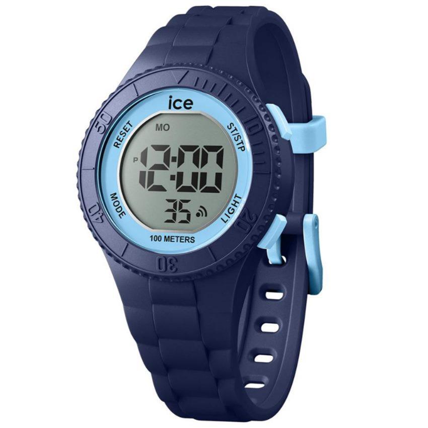 021940 Ice Digit Duo Blue Montre Unisexe ONE SIZE