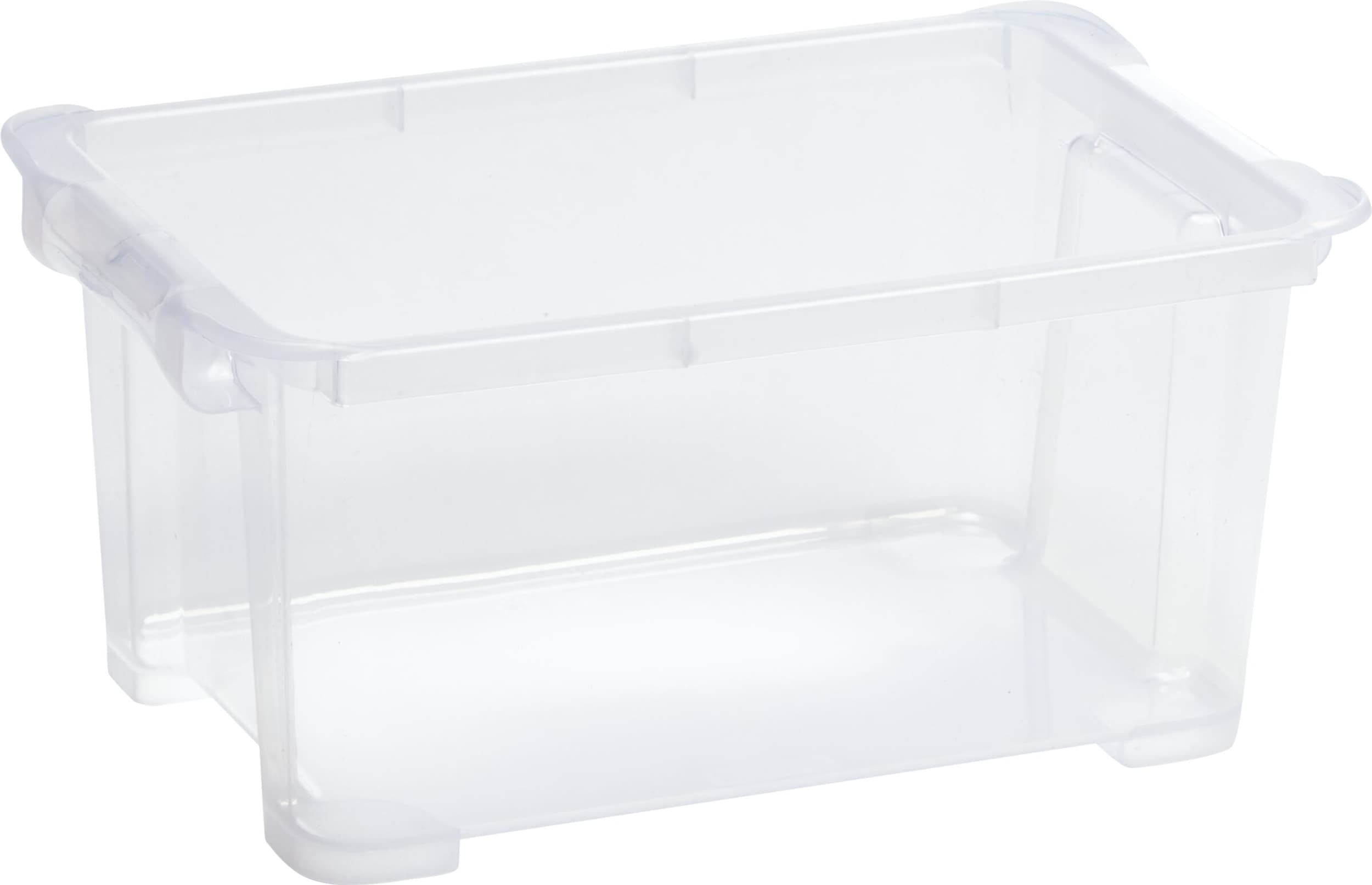 Boîte de rangement EVO, Transparent, 17.2x27x12.8, Micasa