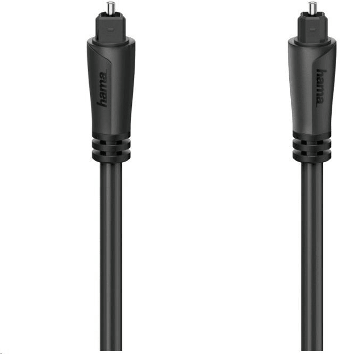 HAMA 00205135 CABLE OPT M/M 3M - Câble de Fibre Optique Audio (Noir)