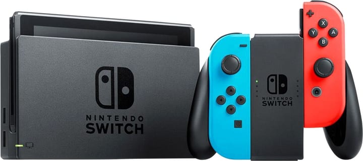 Nintendo Switch Neon-Rot/Neon-Blau V2 2019 Console de jeu
