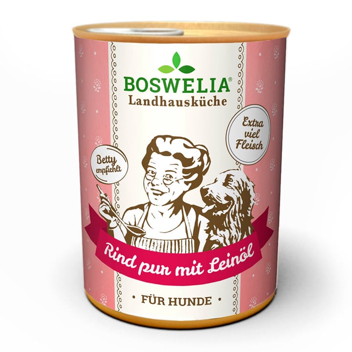 Boswelia Cuisine rustique pour chien b?uf pur, 0.8 kg