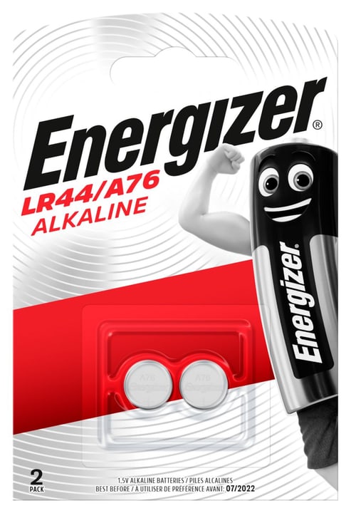 Energizer Lr44/A76 2 pièces pile bouton Piles