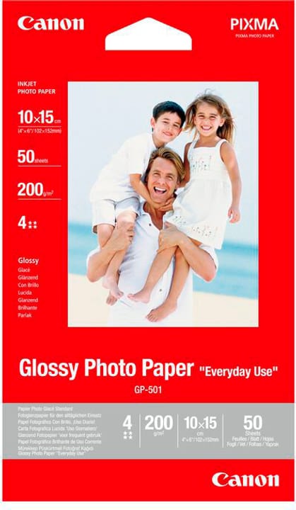 CANON Glossy Photo Paper 10x15cm GP5014x6 InkJet, Everyday 200g 50 fl.