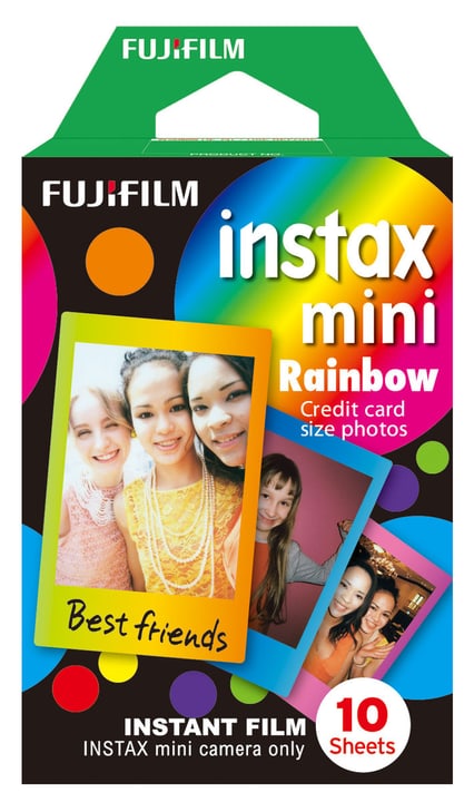 Film Instax Mini Rainbow Fujifilm Monopack 10 poses