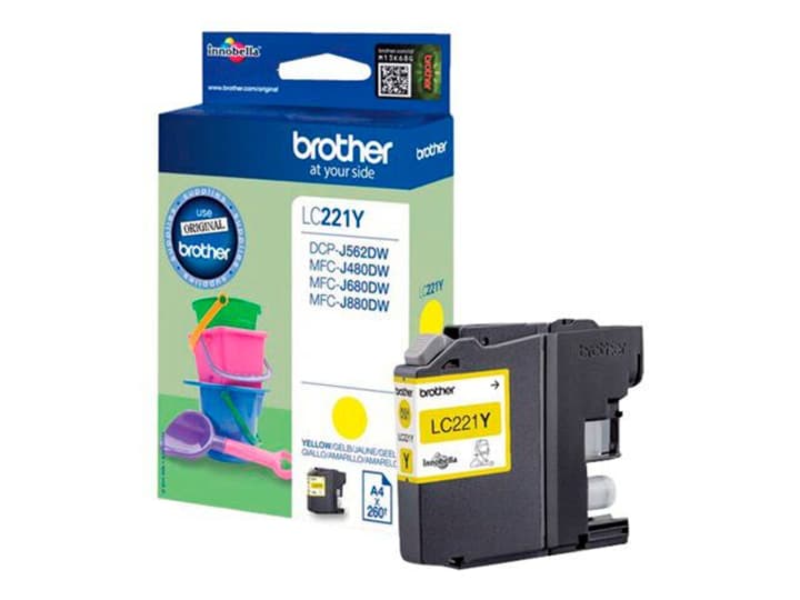 brother Brother Tintenpatrone Yellow Lc-221y Mfc-j480/680/880 260 Seiten Unisexe ONE SIZE