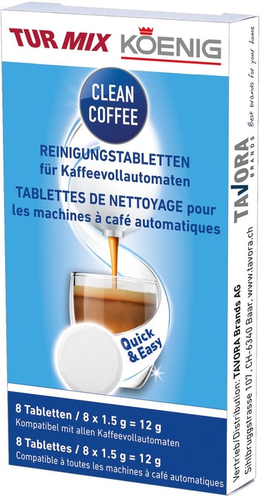 Koenig Clean Bean Nettoyage de la machine à café