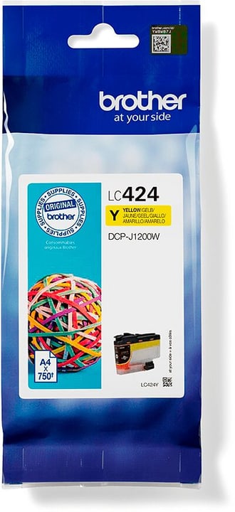 BROTHER LC-424Y - Cartouche d'encre (Jaune)