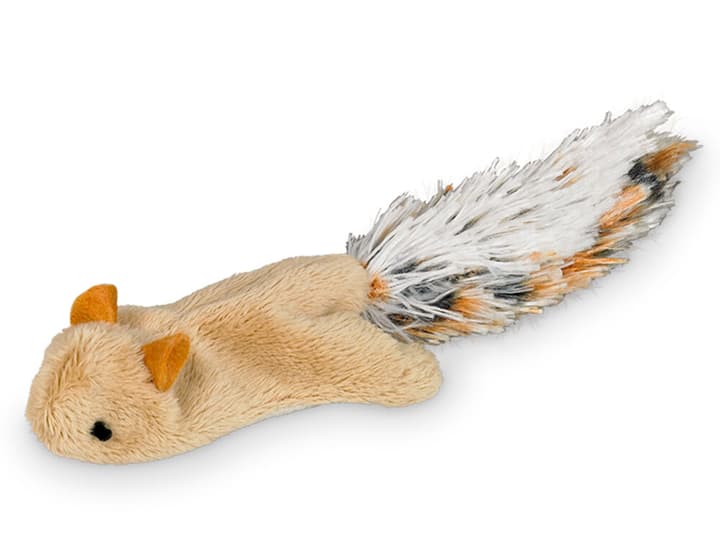 Nobby Jouet pour chats écureuil avec peluche Catnip, env. 16 x 4 cm