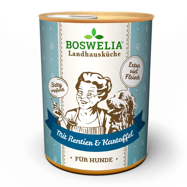 Boswelia Cuisine rustique pour chien renne, 0.2 kg
