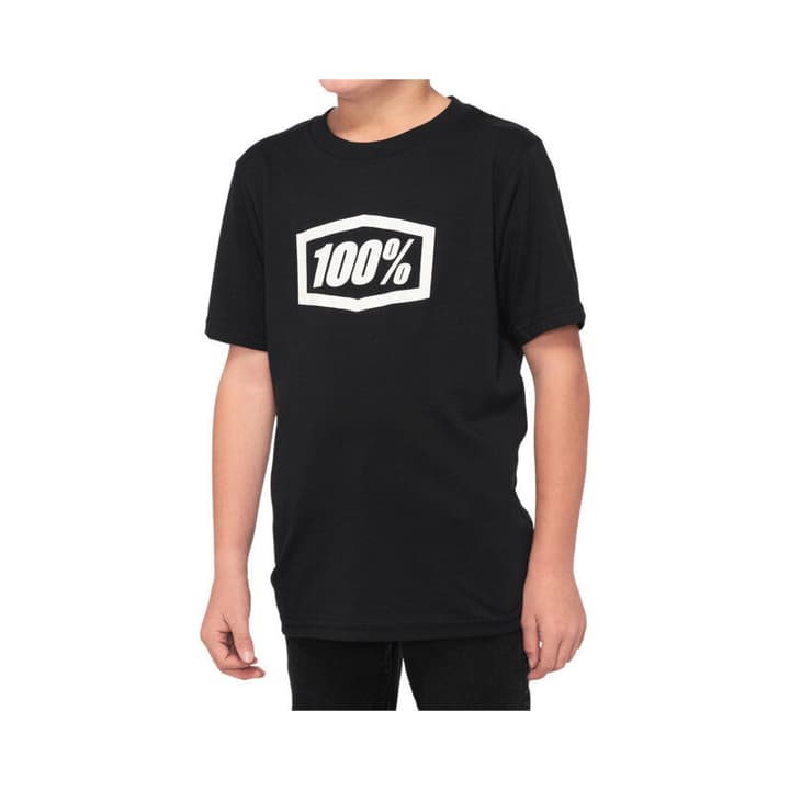 100% Icon Youth T-Shirt noir